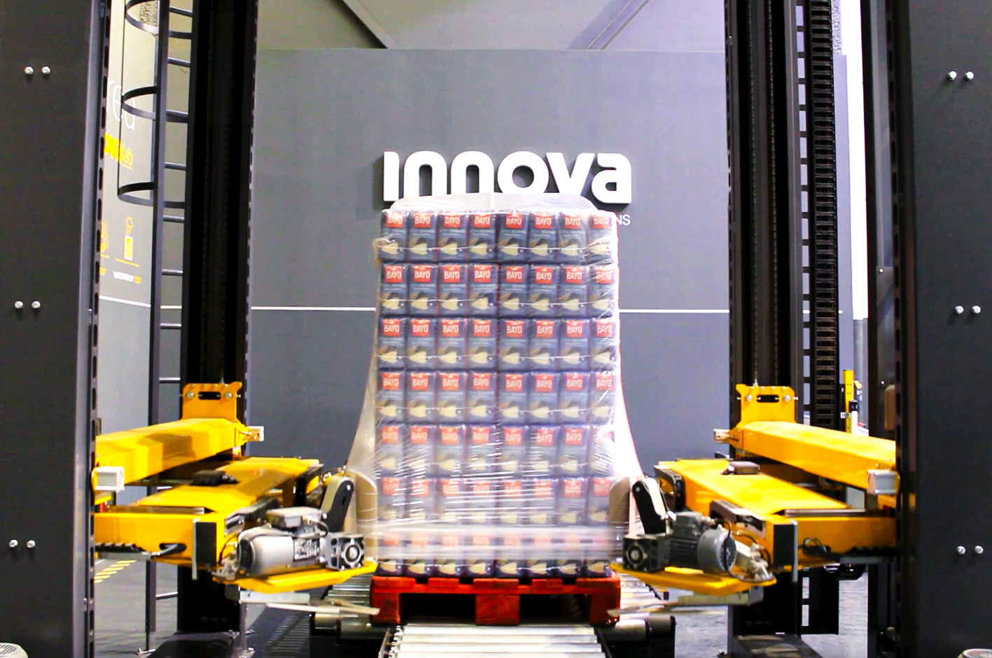 Stretch Hood para encapuzamento de cargas alimentícias