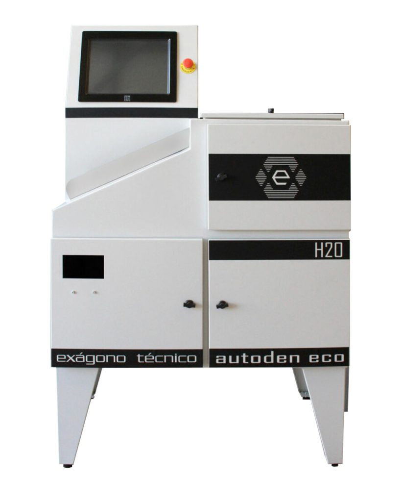 Máquina para o cálculo da densidade aparente
