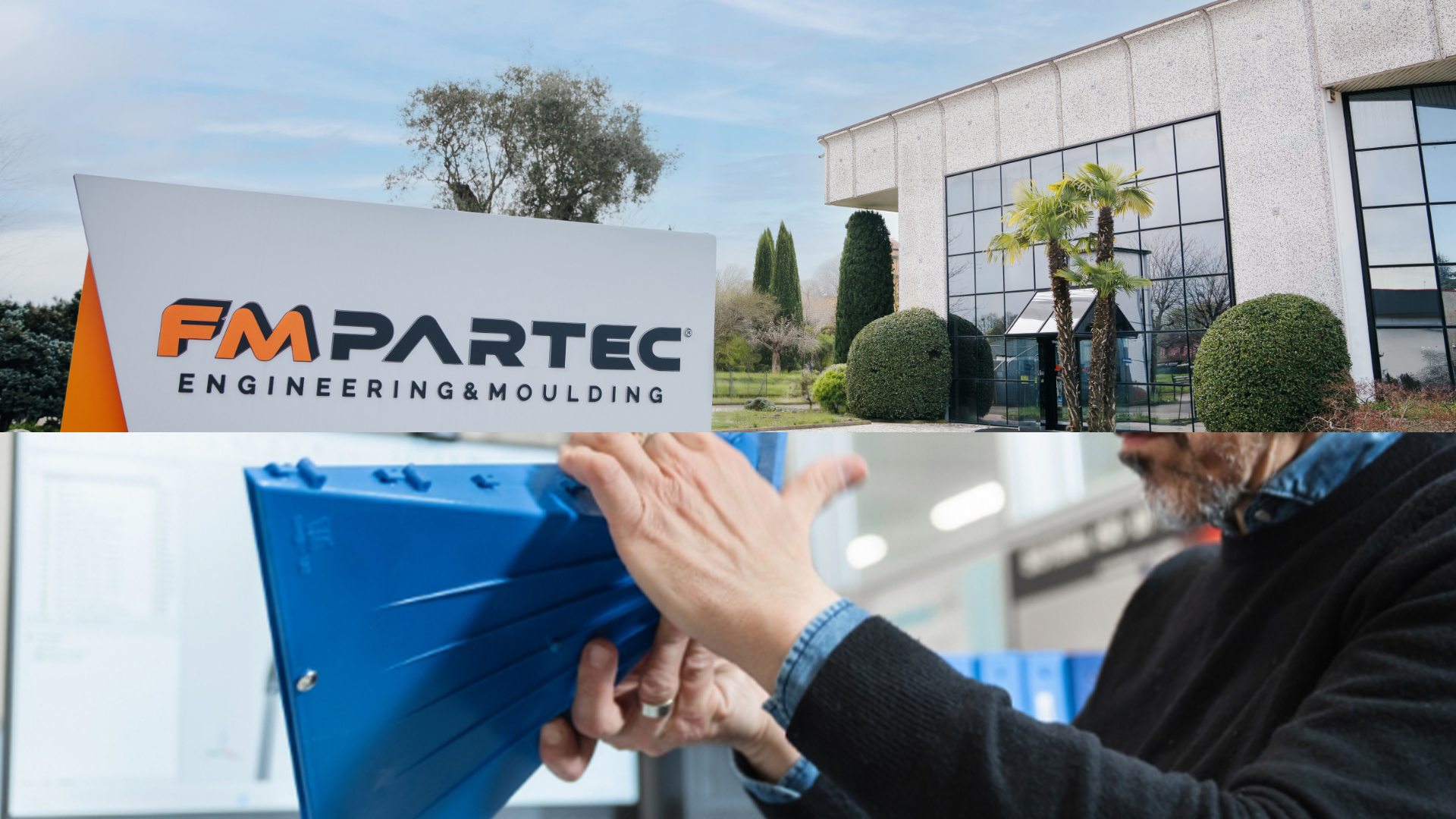 Facade of FM Partec, a company specializing in engineering and molds